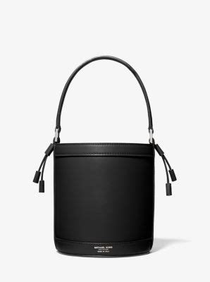 Audrey Medium Leather Bucket Bag 